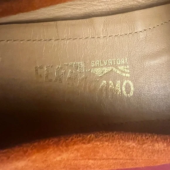 Salvatore Ferragamo - SABA suede loafer slips on women size 10.5M - Picture 7 of 8
